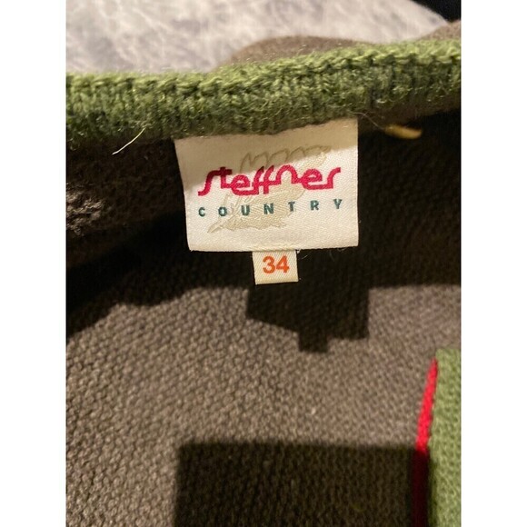Steffner Country Button Front Wool Sweater Cardigan Size 34 Small - Picture 8 of 9